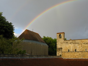 Church and Chapter House seen from an Abbey Garth bedroom