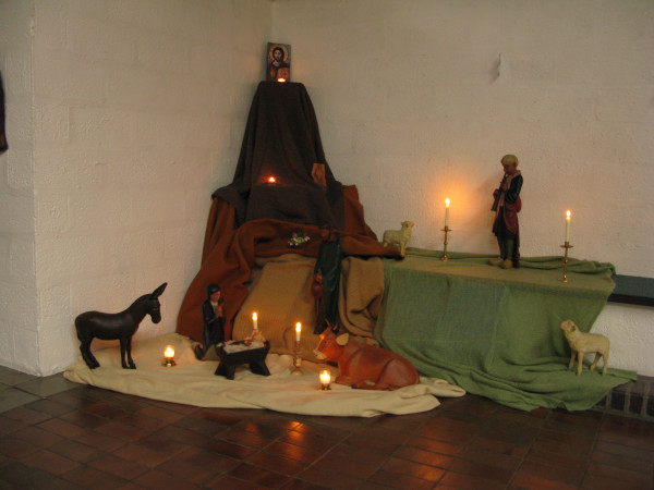 Christmas 2015 in NE corner of the sanctuary