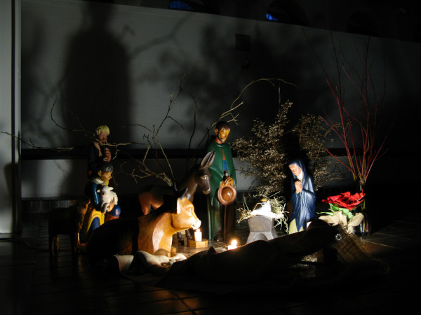 Christmas 2024 in front of guest chapel