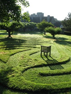 Labyrinth at midsummer dawn