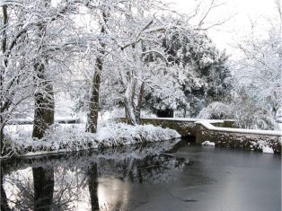 Nun's pond in winter