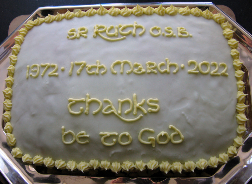 Sister Ruth's Golden Jubilee Cake